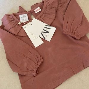 Zara Peter Pan Collar Blouse